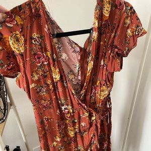Floral Dress for fall!